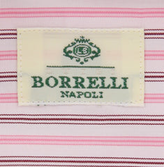 Luigi Borrelli Pink Striped Cotton Shirt - Extra Slim - (TH) - Parent