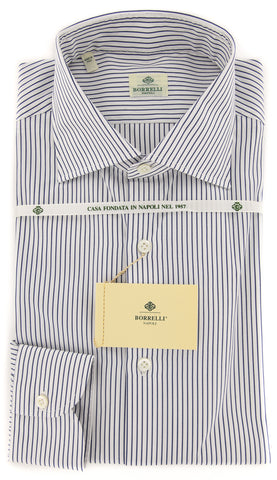 Luigi Borrelli Navy Blue Shirt - Extra Slim