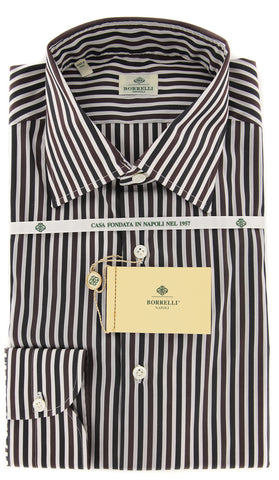 Luigi Borrelli Brown Shirt - Extra Slim