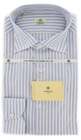Luigi Borrelli Light Blue Shirt - 17 US / 43 EU
