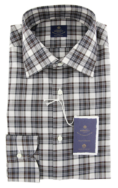 Luigi Borrelli Gray Shirt - Slim - (EV06RC18360C) - Parent