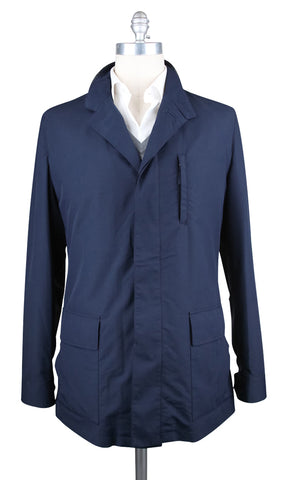 Luciano Barbera Navy Blue Jacket - 40 US / 50 EU