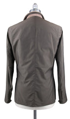 Luciano Barbera Brown Solid Jacket - Size 40 (US) / 50 (EU) - (11122539)