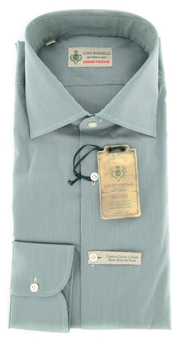 Luigi Borrelli Green Shirt - 15.75 US / 40 EU
