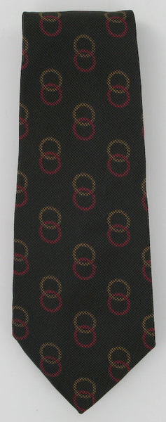 Kiton Brown Silk Tie