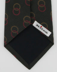 Kiton Brown Silk Tie