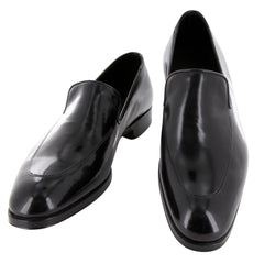 $925 Max Verre Midnight Brown Leather Venetian Loafers - (MV321261) - Parent