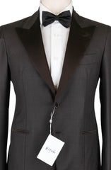 Orazio Luciano Brown Wool Tuxedo - 38/48 - (2BOTTONIA8115)