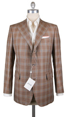 Orazio Luciano Brown Plaid Sportcoat - (GU3BA93534R6) - Parent