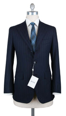 Orazio Luciano Navy Blue Wool Suit - 44/54 - (AUFINTO3B725400505)