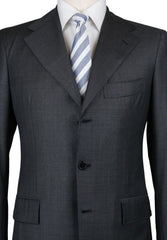 Orazio Luciano Gray Wool Solid Suit - (AUSUIT3BX5) - Parent