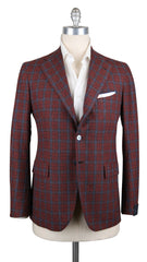 Orazio Luciano Orange Wool Plaid Sportcoat - (OLSPTCHKR6X11) - Parent