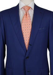Principe d'Eleganza Blue Wool Solid Suit - (331) - Parent