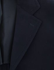 Principe d'Eleganza Navy Blue Cashmere Solid Coat - (538) - Parent