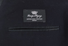 Principe d'Eleganza Navy Blue Cashmere Solid Coat - (538) - Parent