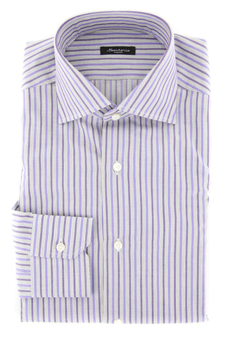 Sartorio Napoli Purple Shirt - Slim
