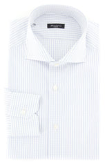Sartorio Napoli Blue Check Shirt - Slim - 17.5/44 - (SA-C2009-GEOX13)