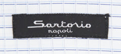 Sartorio Napoli Blue Check Shirt - Slim - (SA-C2009-GEOX13) - Parent