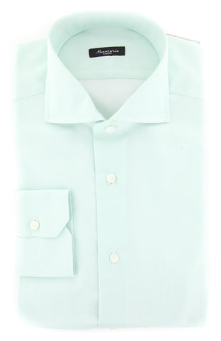 Sartorio Napoli Light Green Shirt - Slim