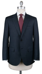 Sartorio Napoli Blue Wool Striped Suit - 48/58 - (UA200S512940C7)