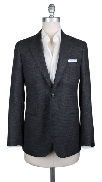 Sartorio Napoli Charcoal Gray Melange Sportcoat - (SA914173) - Parent