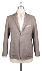 Sartorio Napoli Cream Wool Blend Solid Sportcoat - (SA918175) - Parent