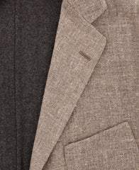 Sartorio Napoli Cream Wool Blend Solid Sportcoat - (SA918175) - Parent