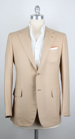 Luigi Borrelli Beige Sportcoat – Size: 44 US / 54 EU