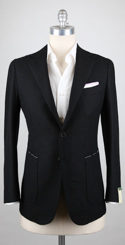 Luigi Borrelli Black Sportcoat – Size: 40 US / 50 EU