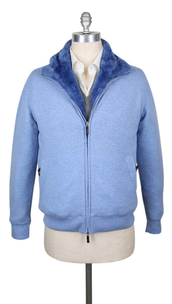 Svevo Parma Light Blue Cashmere Jacket - (SV14SA17MP122178) - Parent