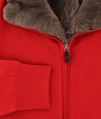 Svevo Parma Red Cashmere Solid Jacket - (SV14SA17MP1221539) - Parent