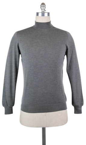 Svevo Parma Gray Mock Turtleneck Sweater