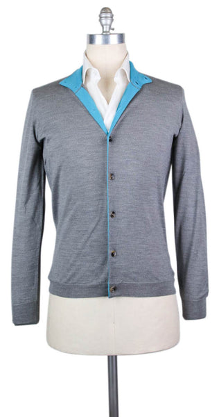 Svevo Parma Gray Wool Sweater - Cardigan - Medium/50 - (1340SE10X29)