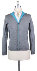 Svevo Parma Gray Wool Sweater - Cardigan - Medium/50 - (1340SE10X29)