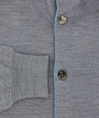 Svevo Parma Gray Wool Sweater - Cardigan - Medium/50 - (1340SE10X29)