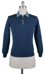 Svevo Parma Blue Wool Sweater - Size XL (US) / 54 (EU) - (1373SA13MP13V15B)