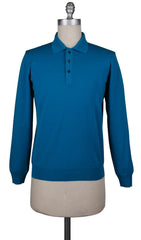 Svevo Parma Blue Wool Sweater - Size S (US) / 48 (EU) - (1377AI14MP13649S)
