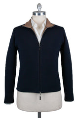 Svevo Parma Navy Blue Wool Sweater - X Large/54 - (143AI14MP012V15D)
