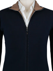 Svevo Parma Navy Blue Wool Sweater - (143AI14MP012V15D) - Parent