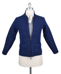 Svevo Parma Navy Blue Wool Blend Jacket - (420SA422201277)
