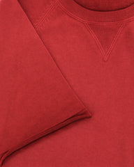 Svevo Parma Red Vintage Wash Crewneck Cotton T-Shirt - (GZ) - Parent