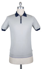 Svevo Parma Off White Cotton Polo - Large/52 - (SV-POLO-MP46-V14B)