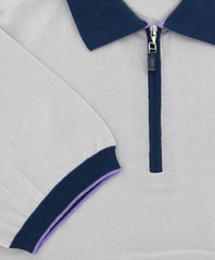 Svevo Parma Off White Cotton Polo - (SV-POLO-MP46-V14B) - Parent
