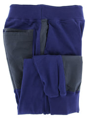 Svevo Parma Dark Blue Cotton Sweatpants - Small/48 - (SV-4697SE14V8E)
