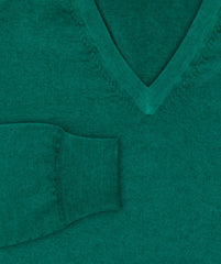 Svevo Parma Green Cashmere Sweater - V-Neck - (S124189) - Parent