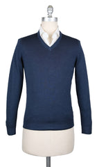 Svevo Parma Dark Blue Cashmere Sweater - X Small/46 - (S1241818)