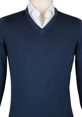 Svevo Parma Dark Blue Cashmere Sweater - (S1241818) - Parent