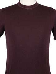 $525 Svevo Parma Burgundy Red Cotton Polo - (SV-POLO-MP0002-V210) - Parent