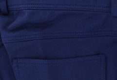 Svevo Parma Blue Solid Stretch Pants - (444) - Parent