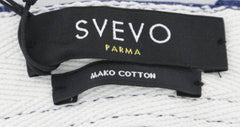 Svevo Parma Blue Solid Stretch Pants - (444) - Parent